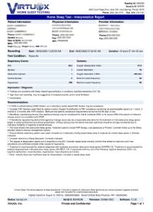 Interpretation Report